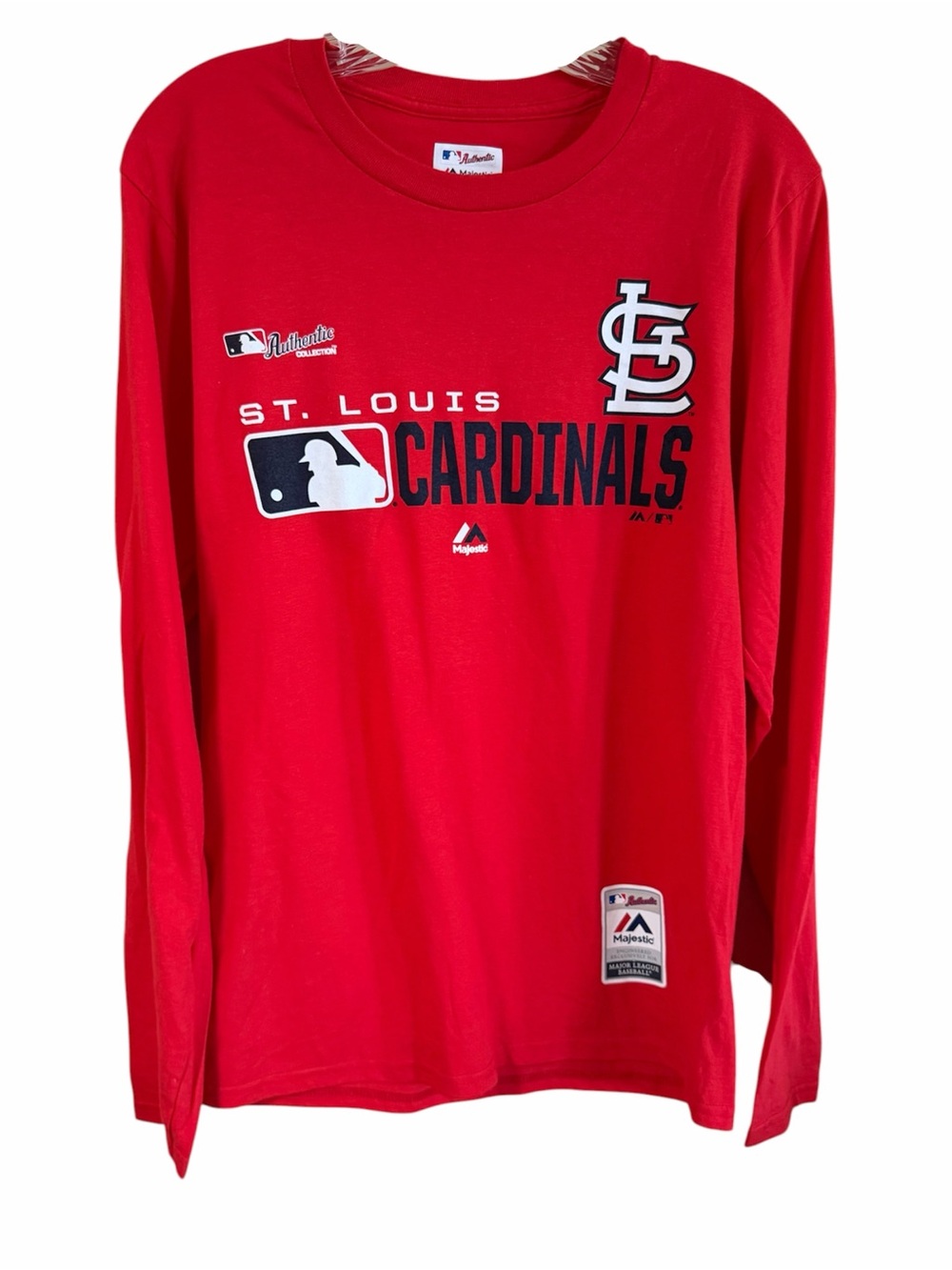 MAJESTIC St. Louis Cardinals Long Sleeve Tee Shirt - men’s small